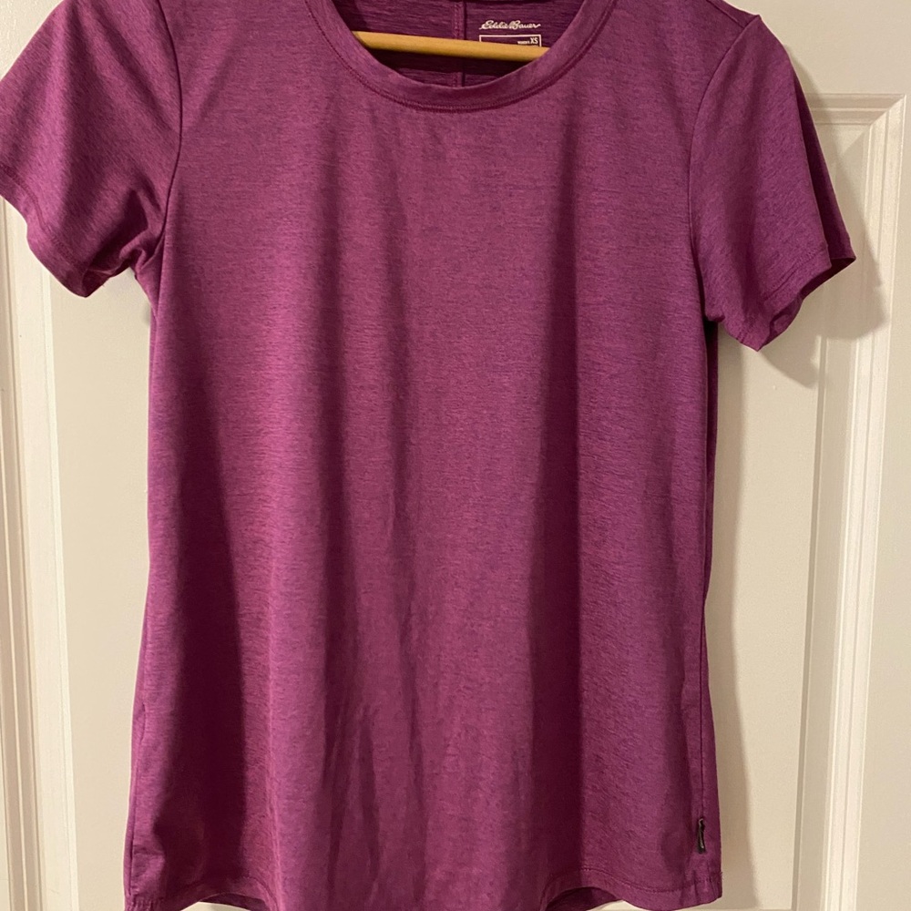 Eddie Bauer Purple Short Sleeve Tee